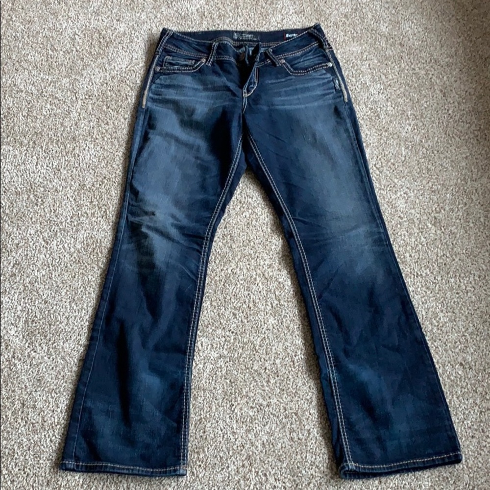 Silver jeans